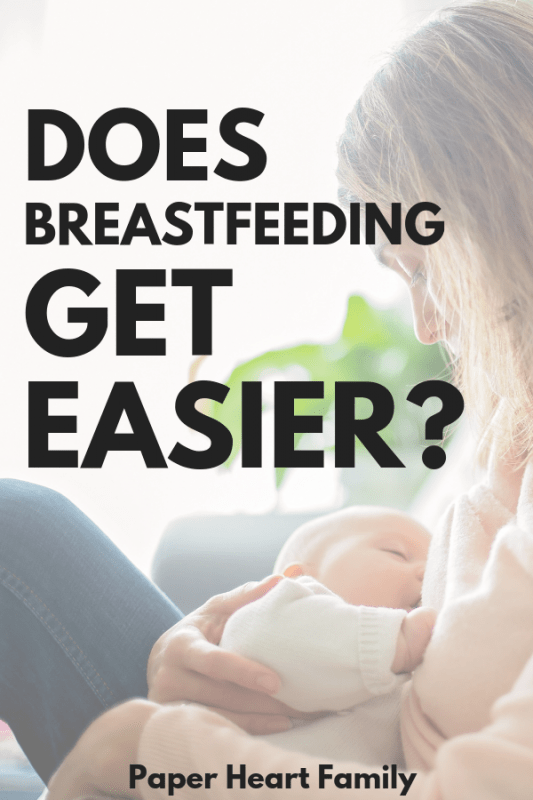 Does breastfeeding ever get easier? Find out when you can expect to start enjoying nursing your baby.