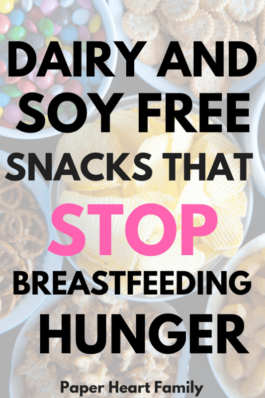 Learn that the MSPI diet isn't that bad with this list of amazing dairy and soy free breastfeeding snacks.