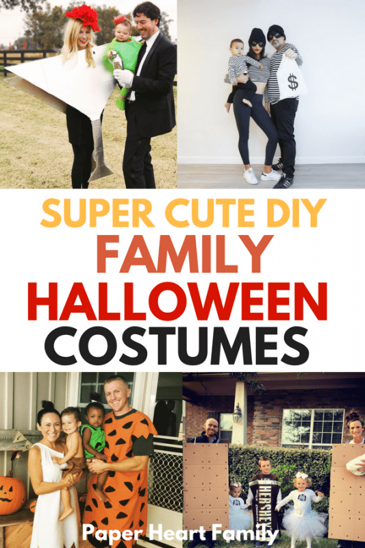 DIY family Halloween costume inspiration for your Halloween festivities!