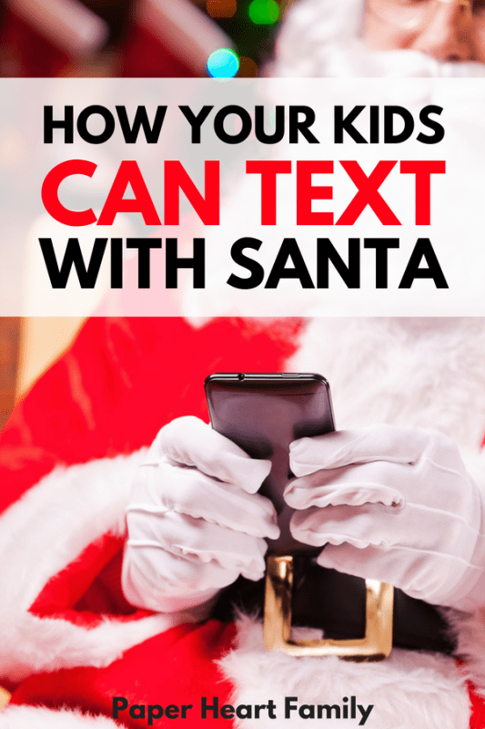 Want to get a text from Santa? Here's how!