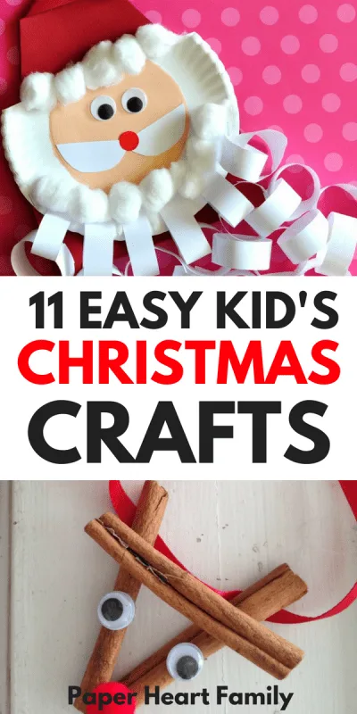 Easy Christmas crafts for kids of all ages, including cards, ornaments, advent calendars and more.