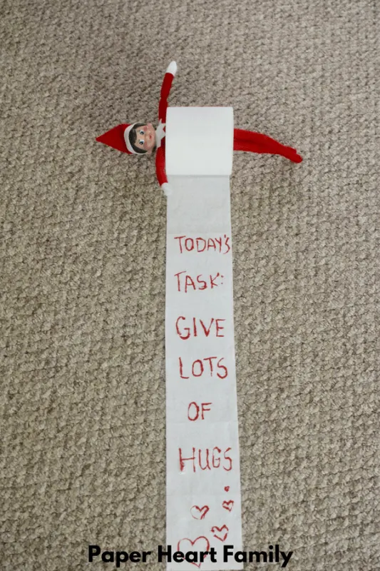 This Elf on the Shelf is all about promoting kindness.