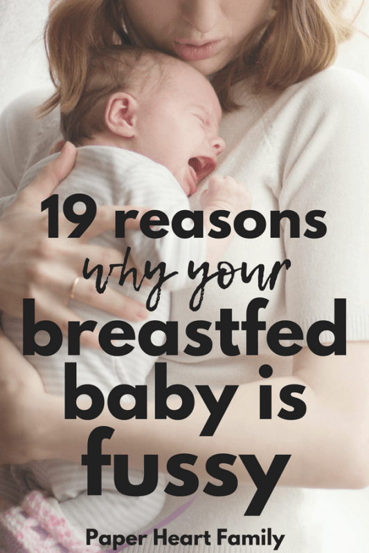 If your breastfed baby is fussy, it might not be normal baby behavior.