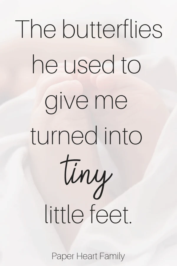 Sweet baby feet quotes, perfect for baby footprint art.