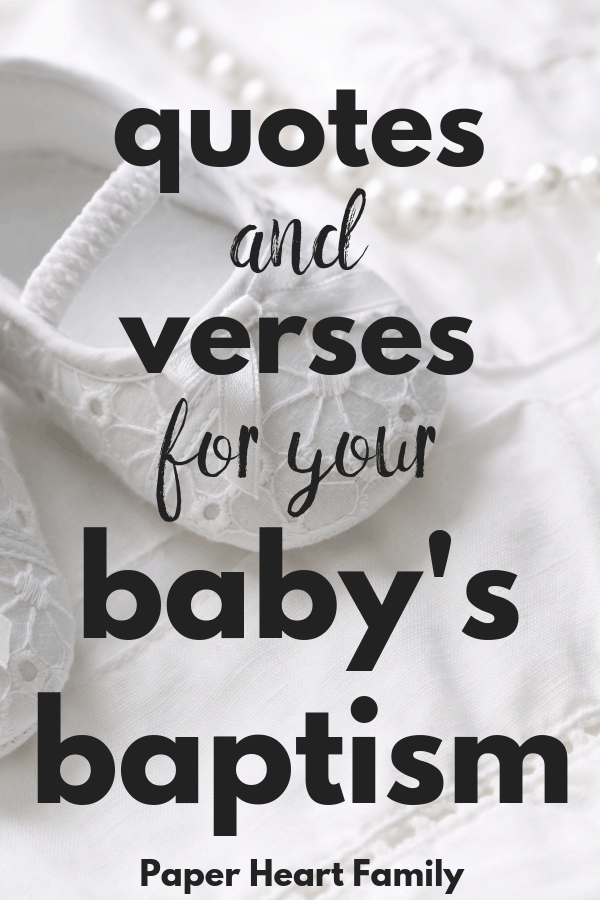 21 Sweet Baptism Quotes For Babys Christening