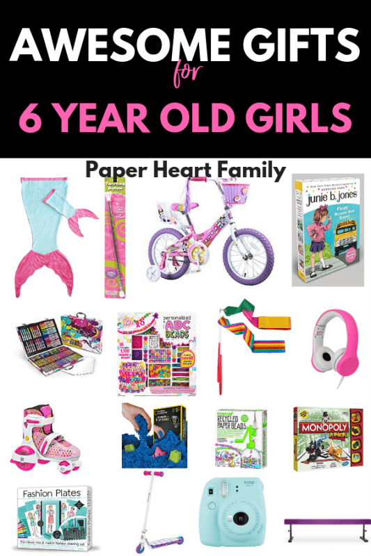Gifts for 6 year old girls, daughters and granddaughters