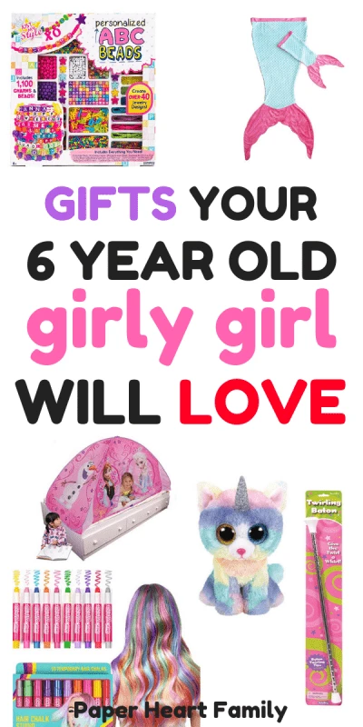 Gifts for 6 year old girly girls that girls will love