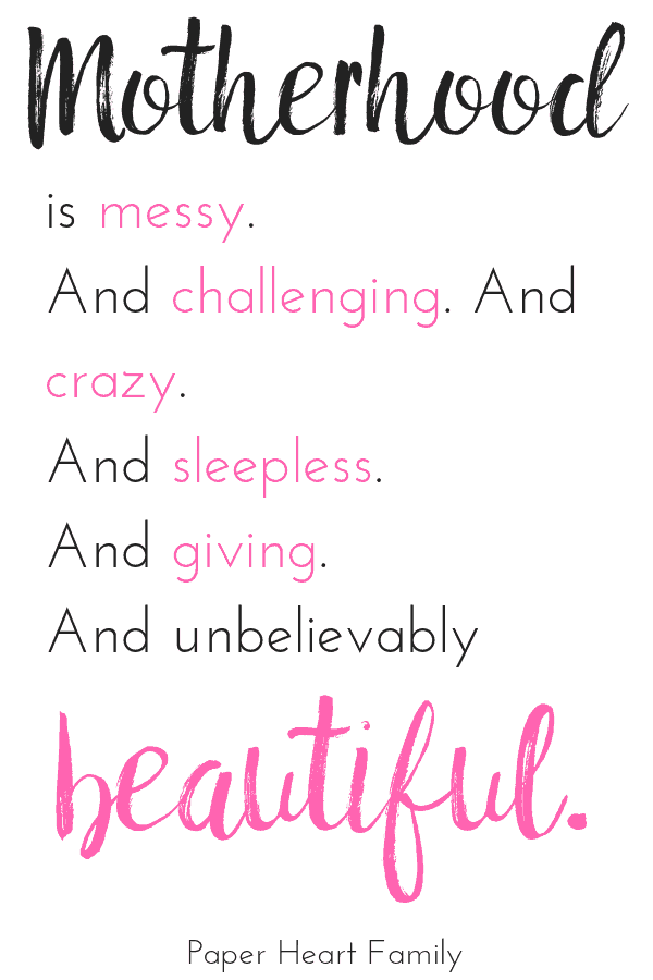 Newborn baby quotes about the challenges and beauty of motherhood.