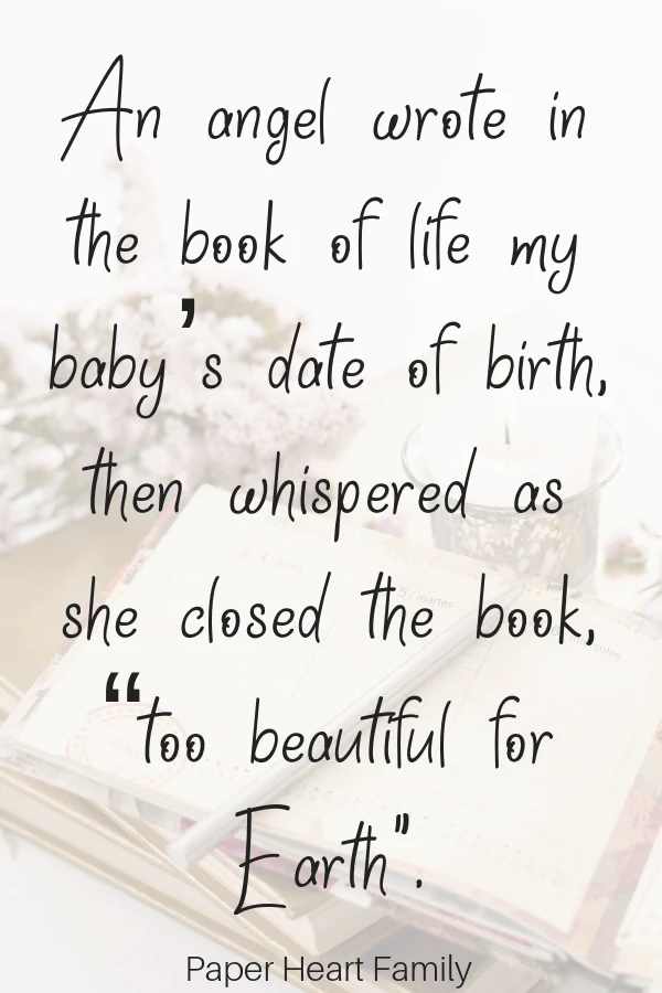 Quotes about losing a baby to miscarriage for moms