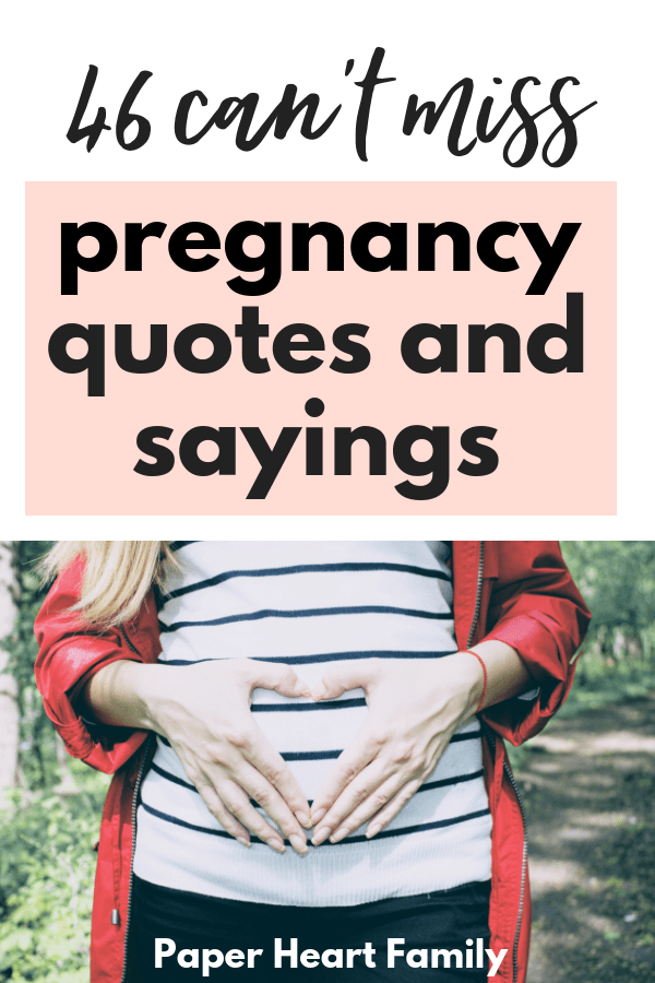 Unborn baby quotes for when your expecting your little one.