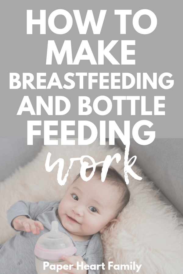 Whether you are breastfeeding formula or expressed milk, learn how to make bottle feeding and breastfeeding work without affecting your milk supply.