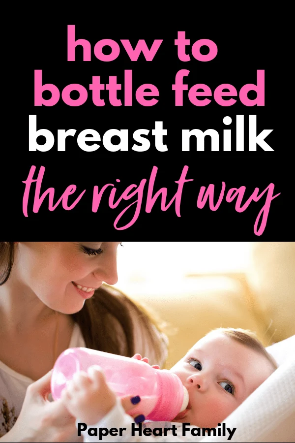 Did you know that there is a right way and a wrong way to introduce a bottle to a breastfed baby? Learn the right way.