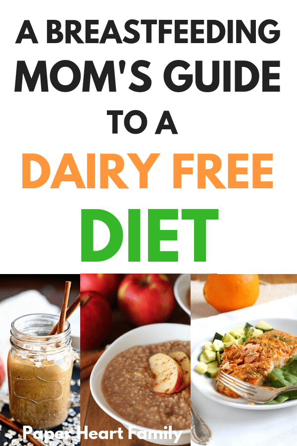 Helpful tips on surviving a dairy free breastfeeding diet.