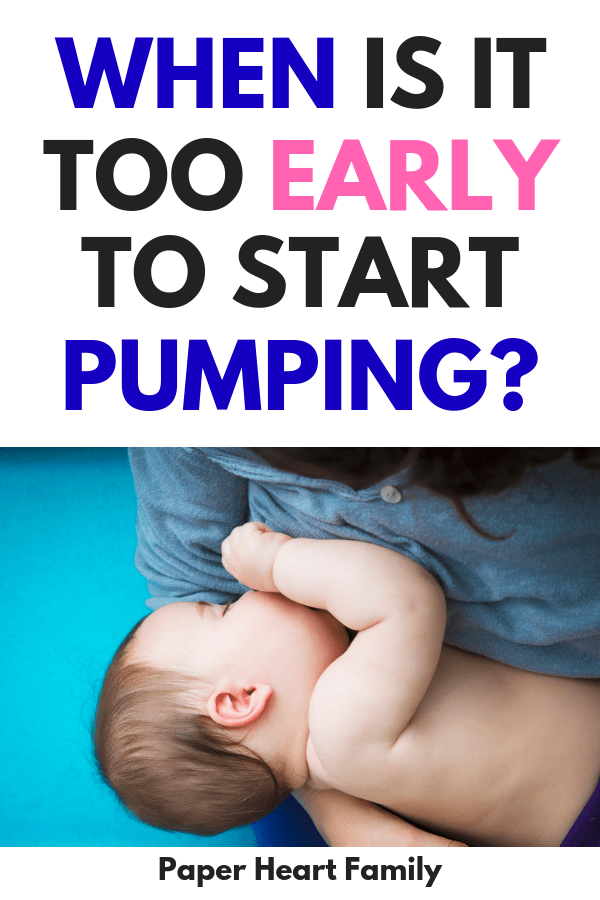 Learn when it is too early to pump breast milk, when you should start to stockpile breast milk and how much you should expect to pump. 