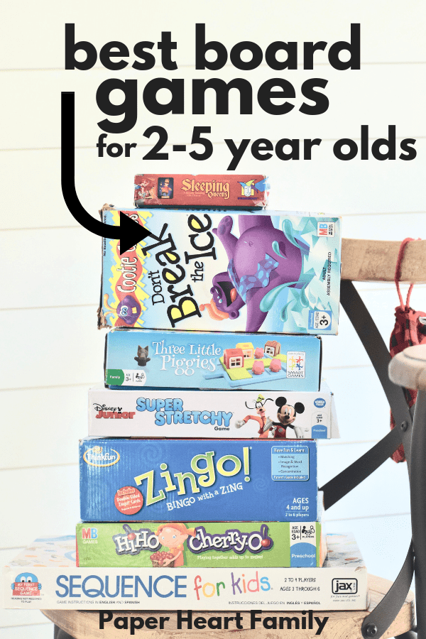 The best board games for 2-5 year olds. Toddler board games that are fun, not frustrating!