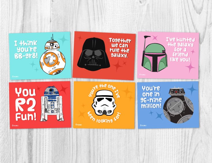 The TRENDIEST Valentine Card Printables For Kids