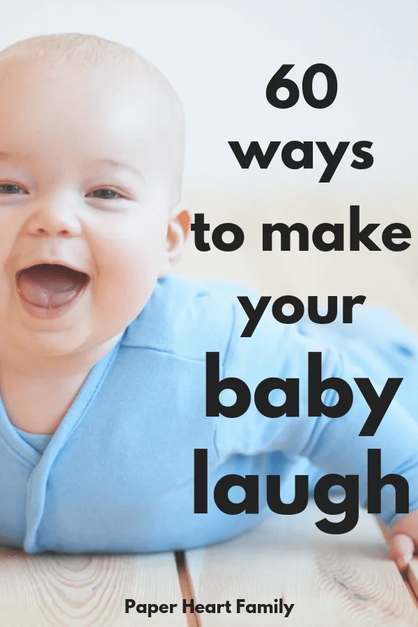 Baby dpesn't laugh? Find out when baby's typically start to laugh and 60 ways to make your baby laugh.