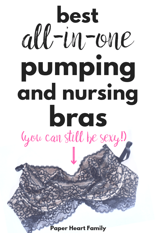 Find the best bras for pumping at work, including all-in-one nursing AND pumping bras. One bra is all you need!