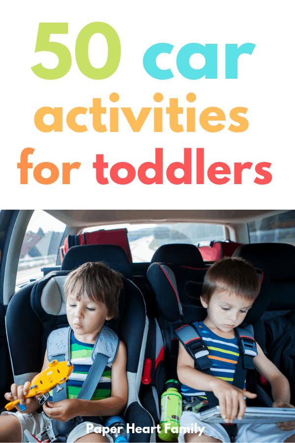 Avoid the dreaded "Are we there yet?" with these fun car activities for 2 and 3 year olds. 