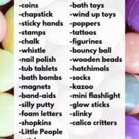 Fun Easter egg fillers for toddlers and your next Easter egg hunt.