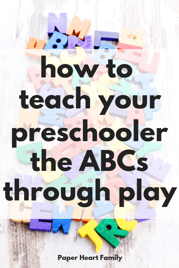 Teach your toddler letter recognition through hands-on play with these 8 play-based alphabet activities.