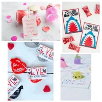 Give the kids what they want with these fun and trendy printable valentine cards.