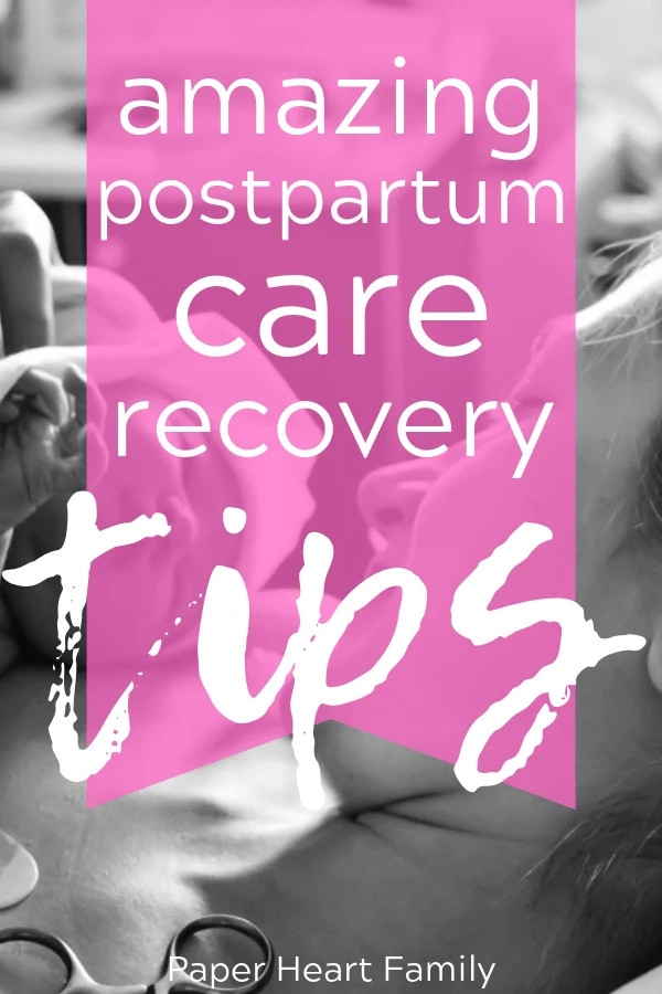 Postpartum care recovery: stress and pain