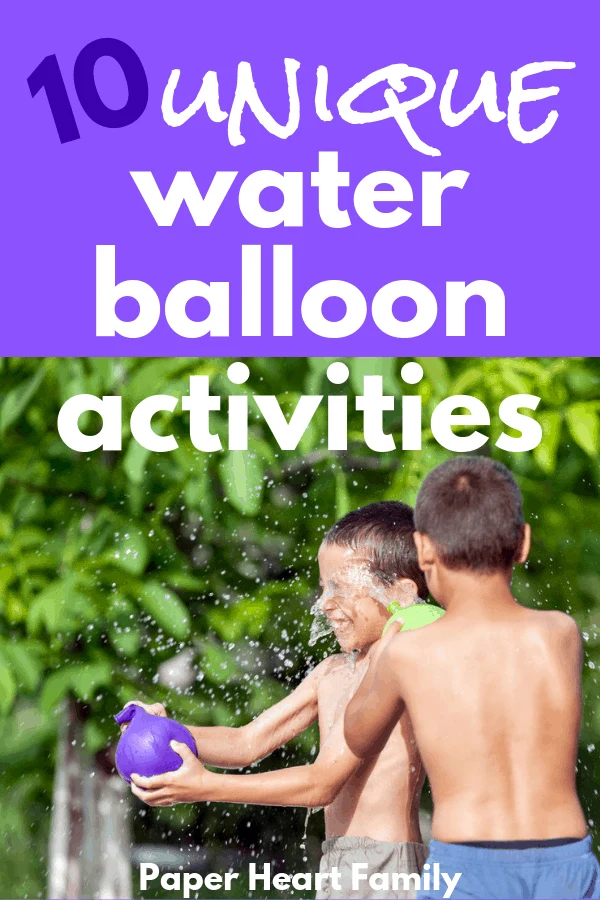 Water balloon activities for kids of all ages