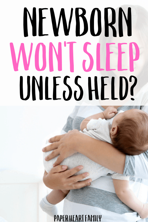 How to get your baby to sleep without being held