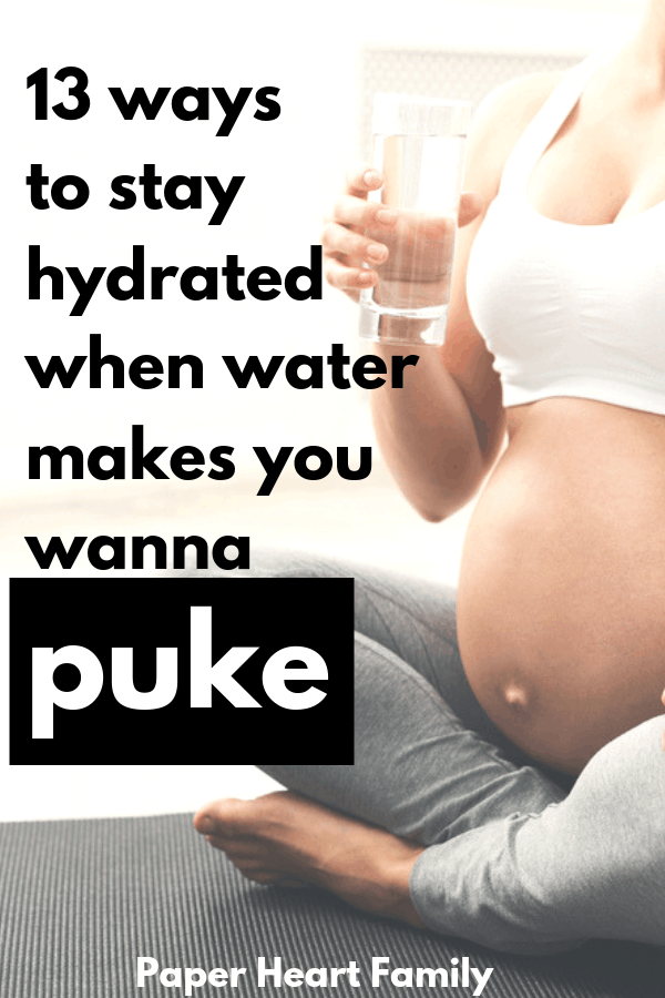 Stay hydrated during pregnancy even if water makes you nauseous with these tips.