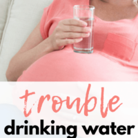 Tips for expectant moms having trouble drinking water.