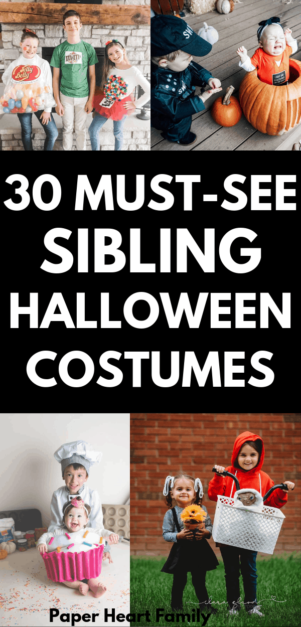 Creative sibling Halloween costume ideas