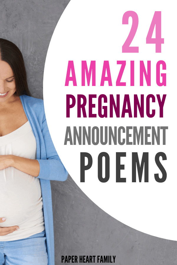 Perfect poems for announcing your pregnancy