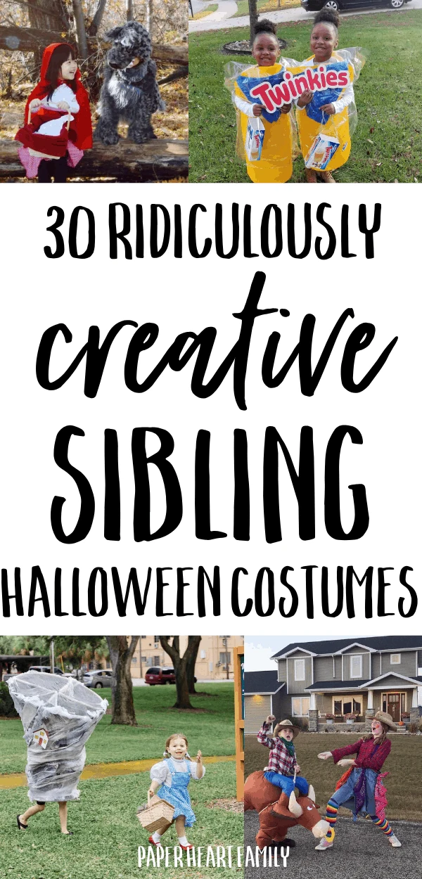 Super creative sibling Halloween costume ideas