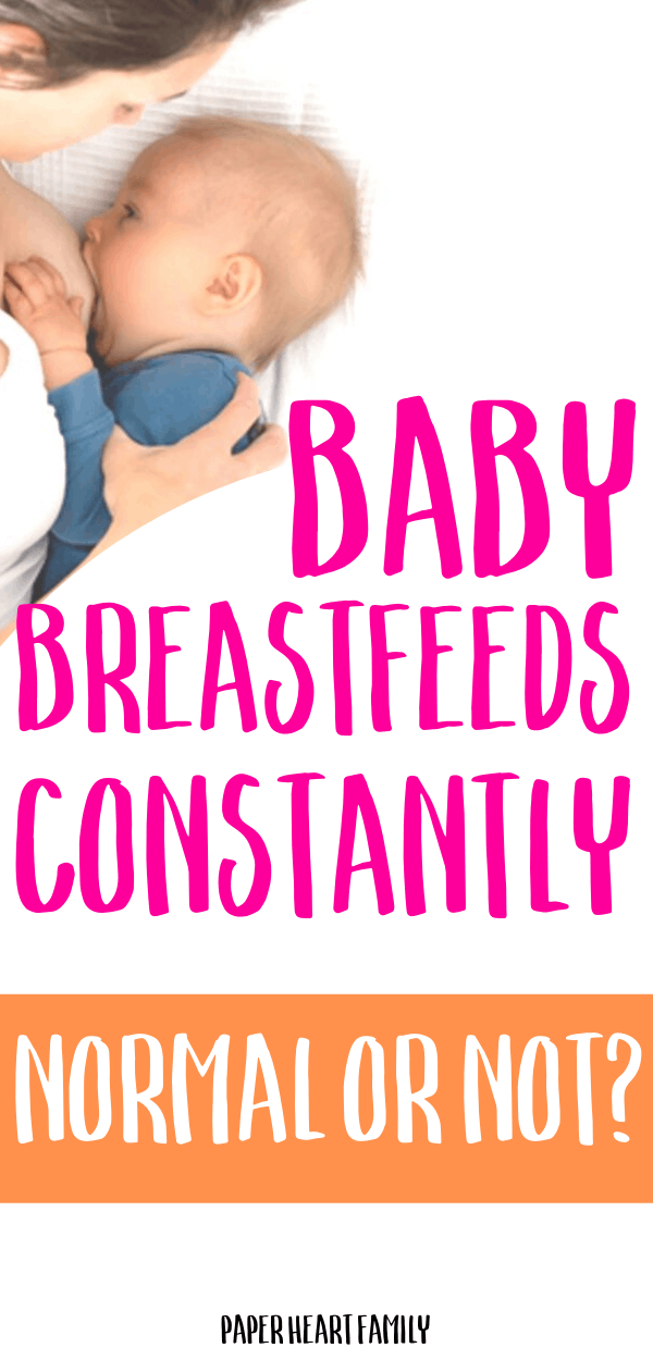 Top 10 reasons for your baby's constant breastfeeding.
