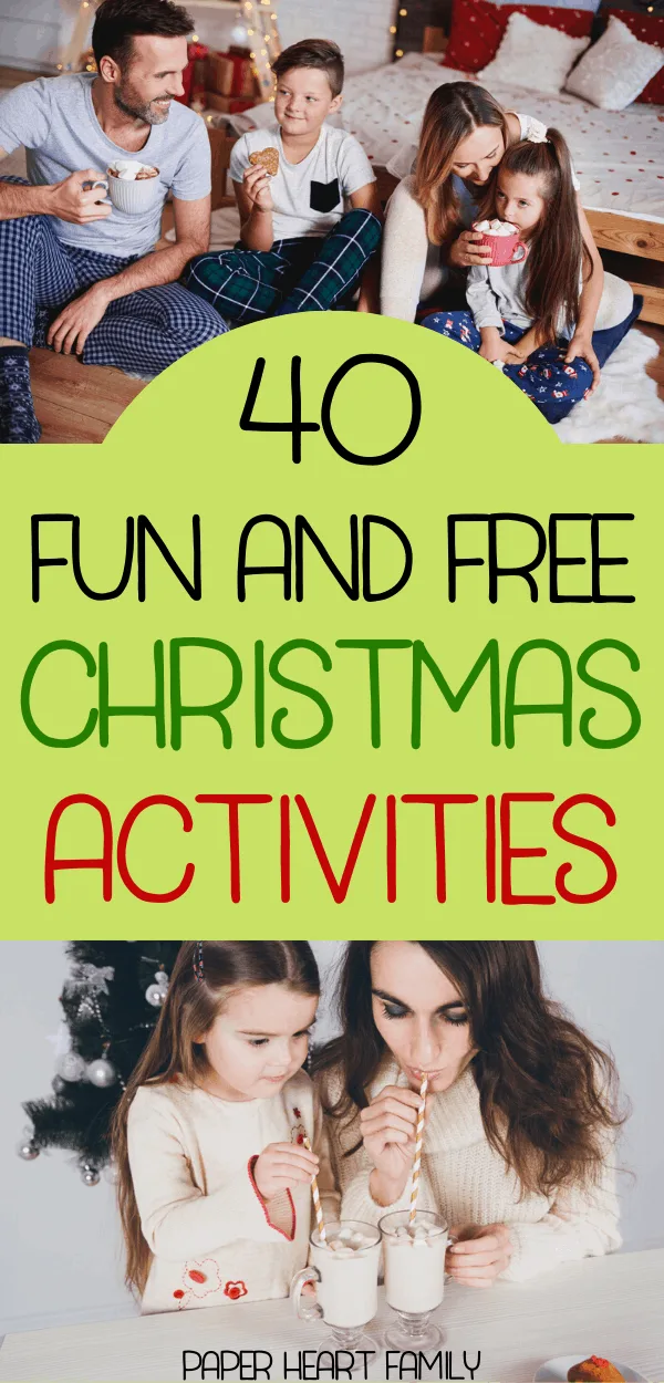 Free Christmas activities for families