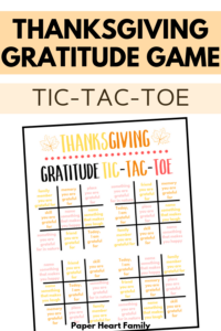 thanksgiving tic tac toe gratitude activity for kids