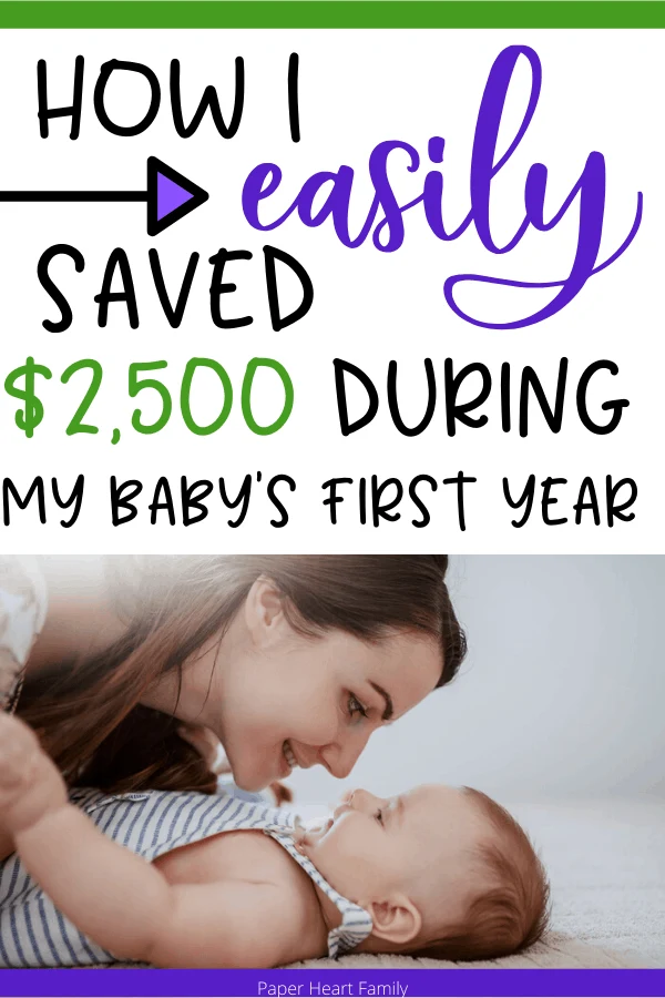 How to easily save over $2,000 during baby's first year.