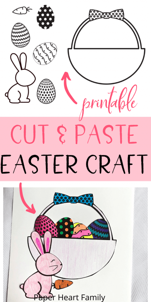 Free Printable Easter Craft For Kids (Simply Print, Cut, Color And