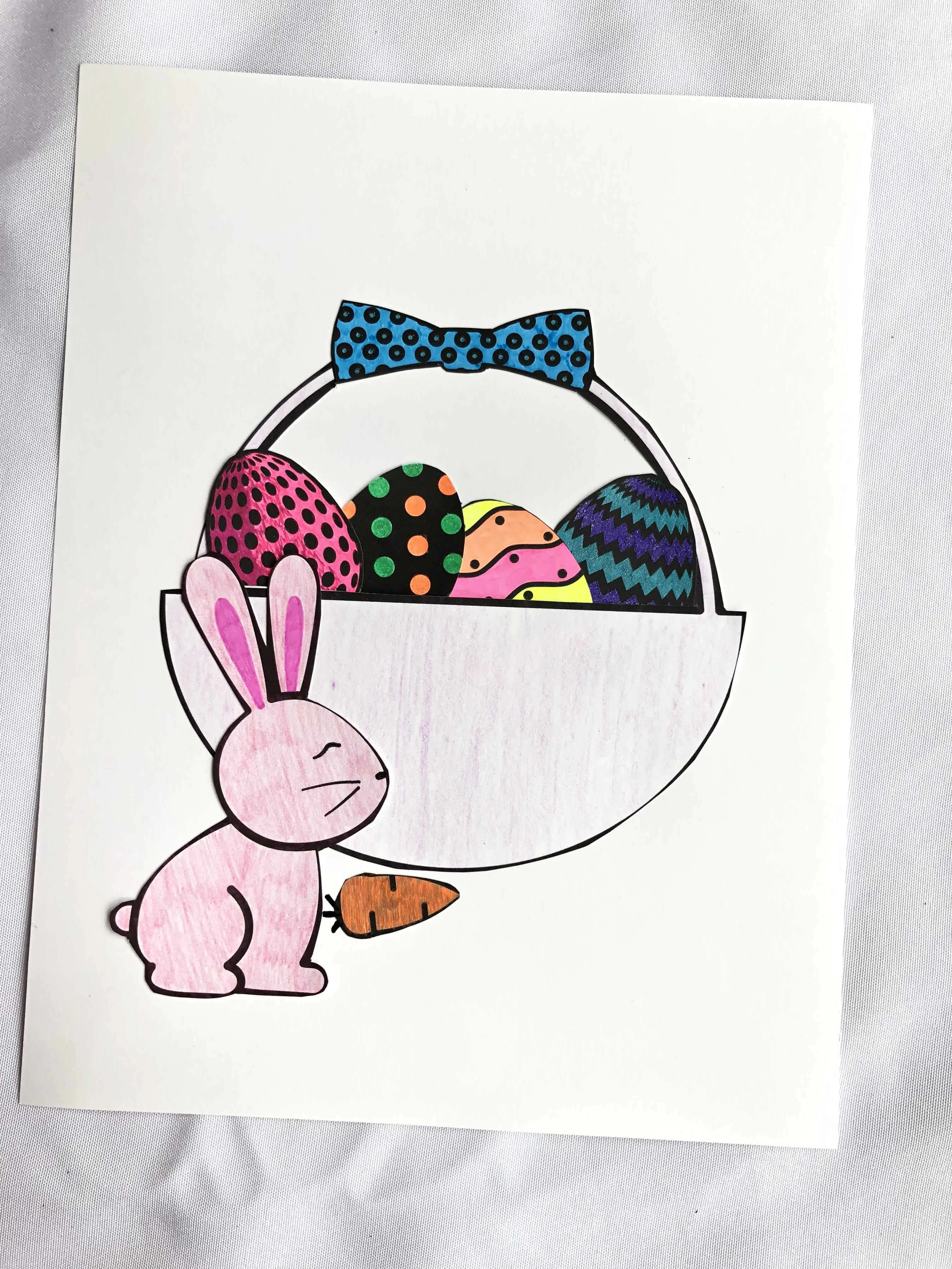 Easy printable Easter craft for kids