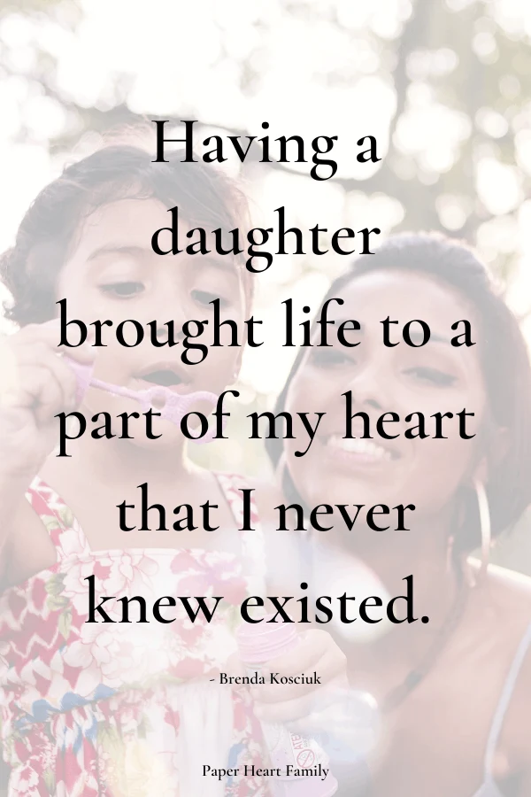 Lovely, inspiring daughter sayings