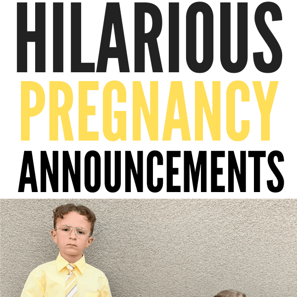 13 Super Funny Pregnancy Announcement Ideas