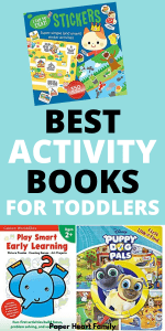 Activity books and workbooks for toddlers