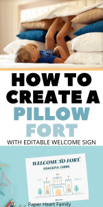 How to create the ultimate pillow fort for kids