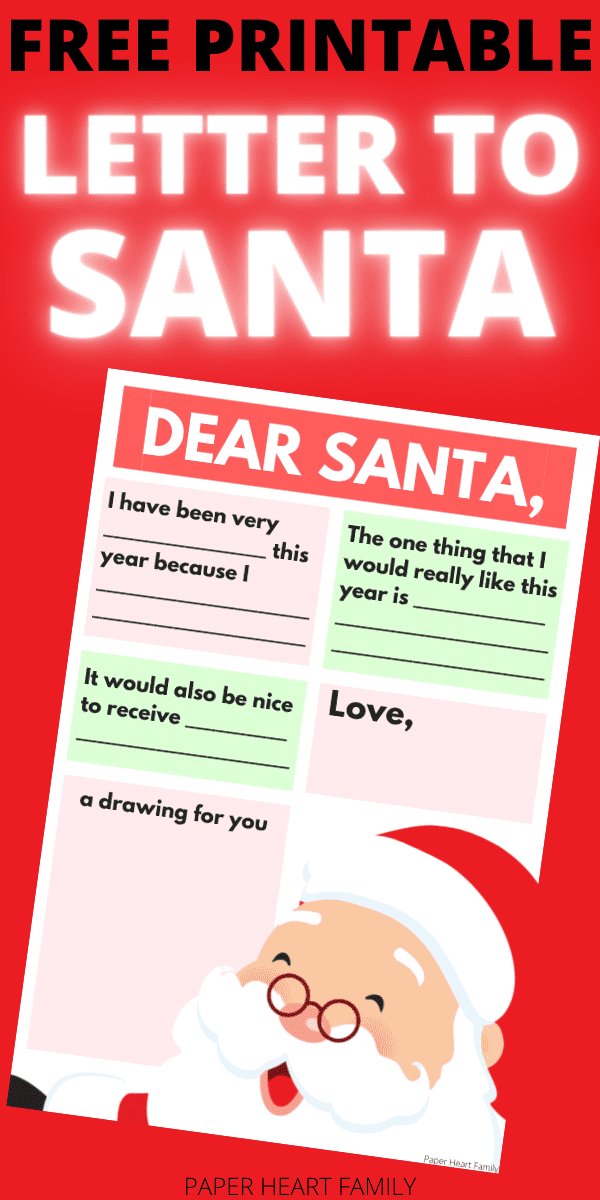 Free Printable Santa Letter