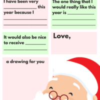 Letter To Santa Template