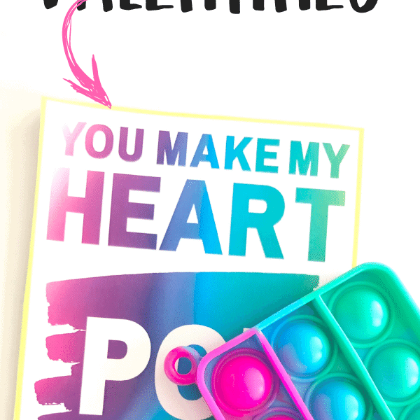 Pop It Valentines For Kids (Free Printable!)