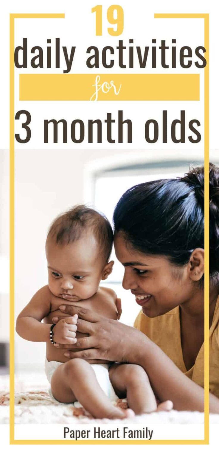 19 Activities For Three Month Olds What To Do Everyday