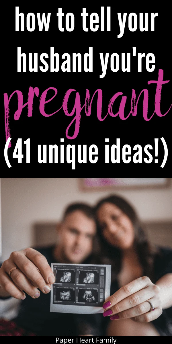 How to tell your husband you're pregnant
