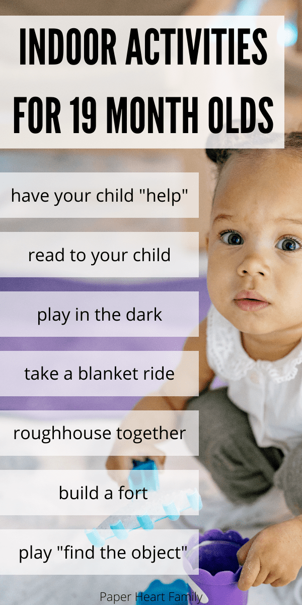 Indoor Activities For 19 Month Olds